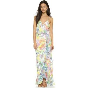 Parker | Colorful Palm Print Maxi Dress